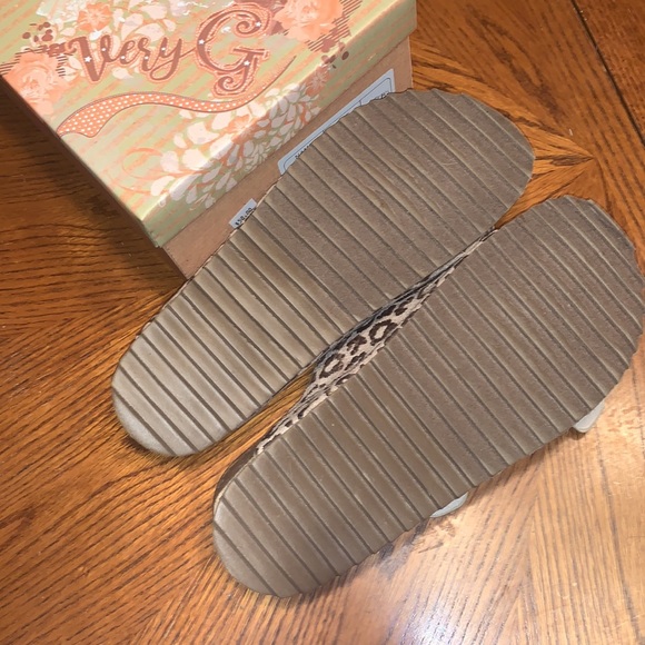 🐆Leopard footbed SANDALS Faux Birkenstock style Size 8.5 in Taupe & Brown - Picture 12 of 12